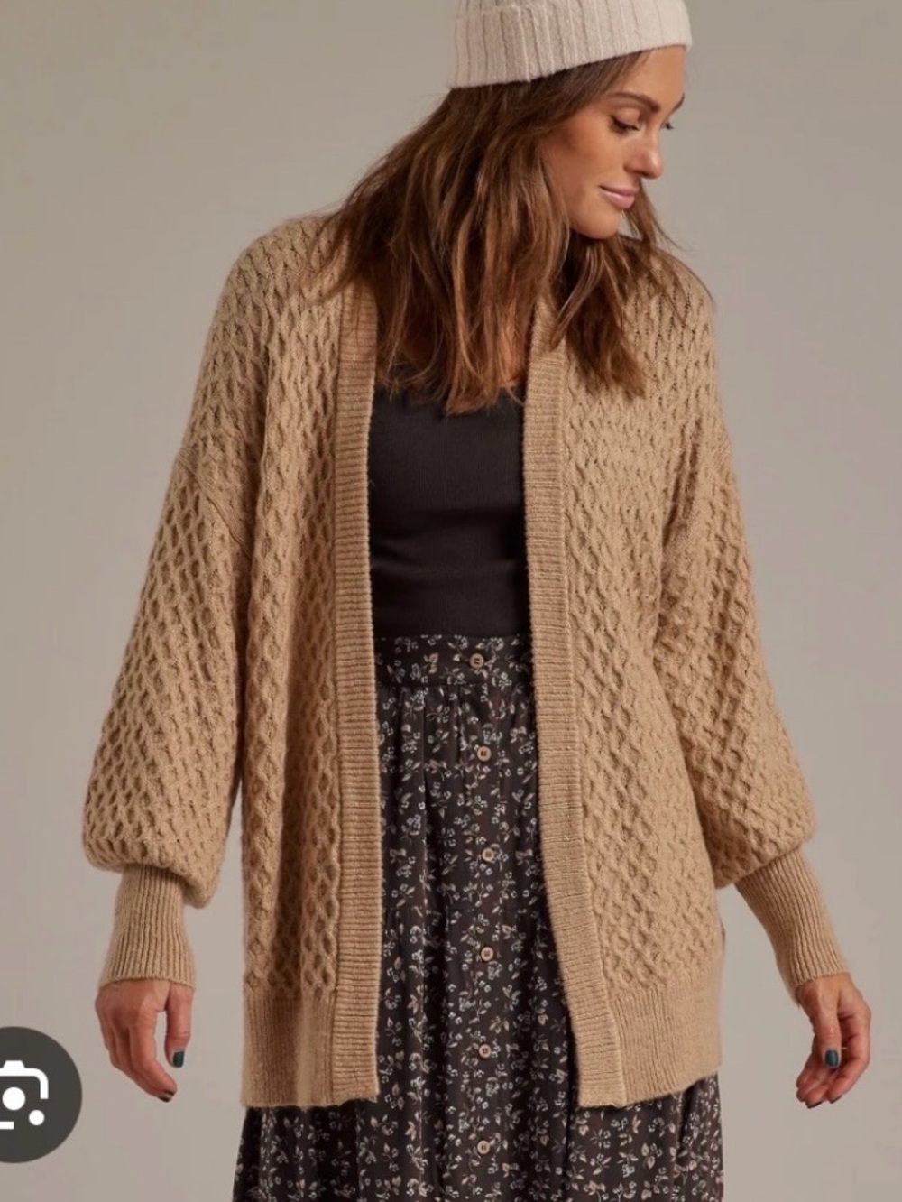 RYLEE + CRU weaved cardigan small womens